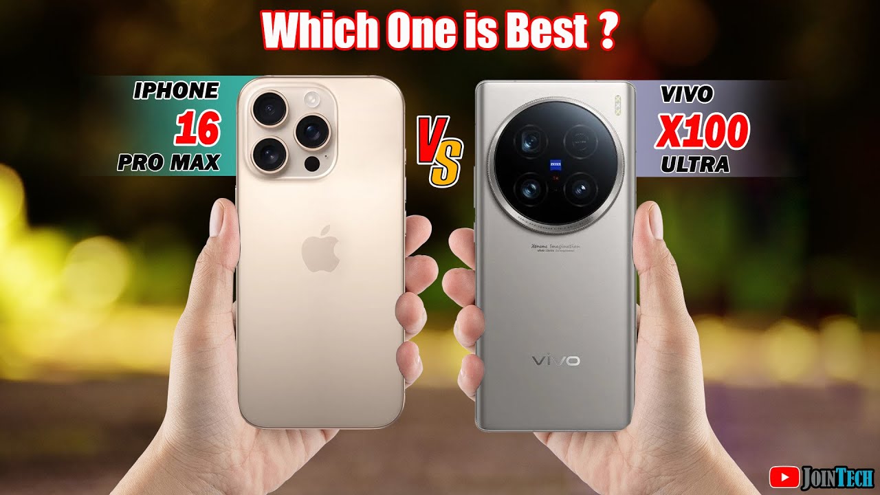 iPhone 16 Pro Max vs Vivo X100 Ultra